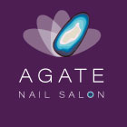 agate nail salon logo